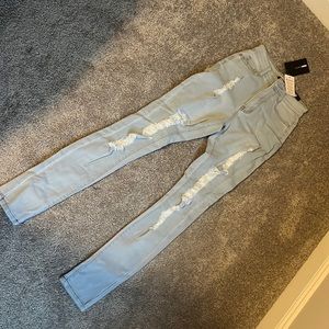 High-Waisted Skinny Jeans